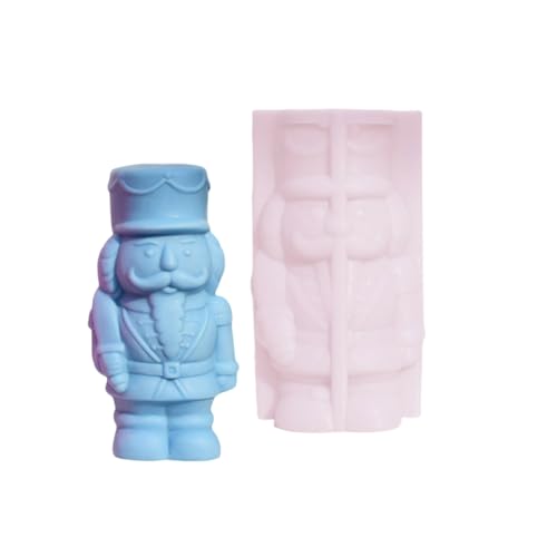 Nussknacker Mit Mehreren Größe Stabiler Silikonform Set Tragbares Accessoire Für Bastelmittel Die Kerzenherstellung Putzern Nussknacker Mit Mehreren Größe Stabiler Silikonform Set Tragbares Accessoire Für Bastelmittel Die Kerzenherstellung Putzern von YUGSHNKFC
