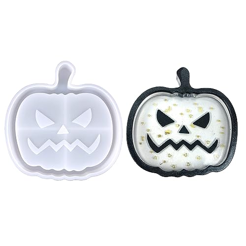 Obst-, Wein-, Tassenform, Halloween, Kürbis, Fledermaus, Silikon, Epoxidharz, für Achatstücke, Untersetzer Obst-, Wein-, Tassenform, Halloween, Kürbis, Fledermaus, Silikon, Epoxidharz, für Achatstücke, Untersetzer von YUGSHNKFC