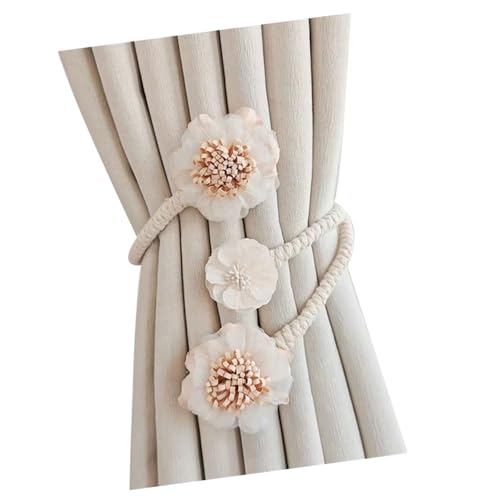 Raffhalter aus Metallseil, für Fenster, Vorhang, Clip, elegante künstliche Blumen, Vorhang-Raffhalter für Schlafzimmer, Kinderzimmer, Kinderzimmer von YUGSHNKFC