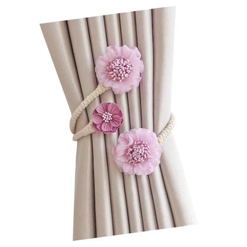 Raffhalter aus Metallseil, für Fenster, Vorhang, Clip, elegante künstliche Blumen, Vorhang-Raffhalter für Schlafzimmer, Kinderzimmer, Kinderzimmer von YUGSHNKFC