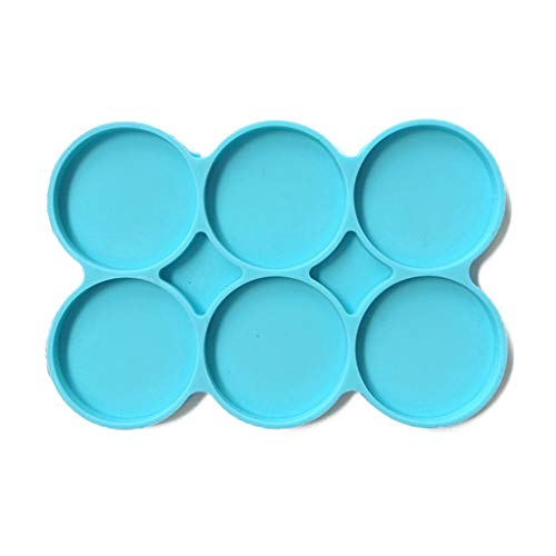 Runde Untersetzer, Epoxidharz, Silikon-Tablett, Flüssigkeiten, Künstler, Teematte, zum Selbermachen Runde Untersetzer, Epoxidharz, Silikon-Tablett, Flüssigkeiten, Künstler, Teematte, zum Selbermachen von YUGSHNKFC