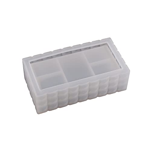 Schmucklagertanks Epoxidharzbehälter Candy Box Form Home Dekoration Werkzeuge Dekoration Desktop Handwerk von YUGSHNKFC