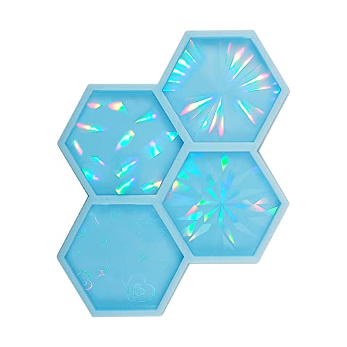 Sechseckige Epoxidharz-Form aus Silikon, Handysockel, sechseckige Harz-Formen, holografische Handyhalter-Formen, Bastelwerkzeug Sechseckige Epoxidharz-Form aus Silikon, Handysockel, sechseckige Harz-Formen, holografische Handyhalter-Formen, Bastelwerkzeug von YUGSHNKFC