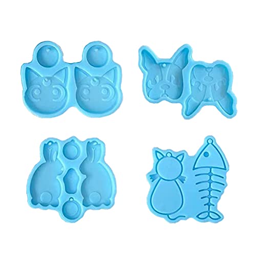 Silikon-Epoxidharz-Form in Fischform, Schlüsselanhänger, Ohrringe, Anhänger, Schmuck für Halloween von YUGSHNKFC