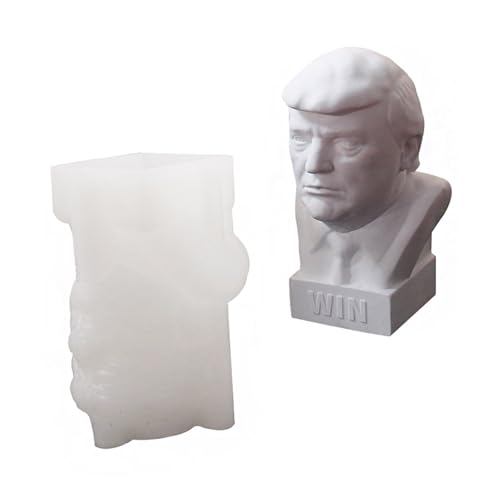 Silikonform, Präsidenten-Statue, ideal für Heimdekoration und Herstellung von Seife, Schokolade, Zucker und mehr von YUGSHNKFC