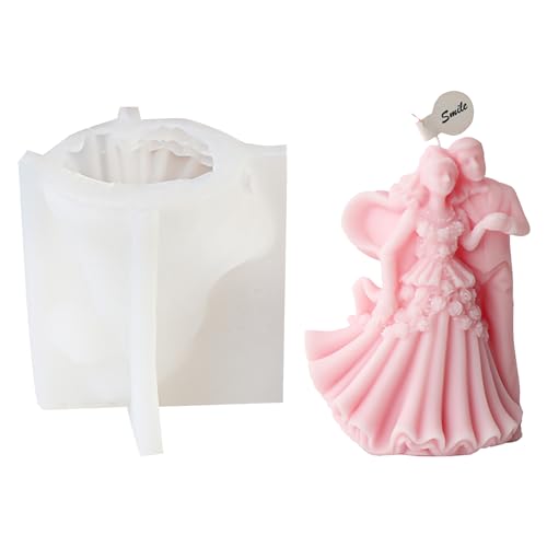 Silikonform für Hochzeitspaare, Gips, Seife, Harz, Kuchen, Schokolade, Backwerkzeug für Enthusiasten Silikonform für Hochzeitspaare, Gips, Seife, Harz, Kuchen, Schokolade, Backwerkzeug für Enthusiasten von YUGSHNKFC