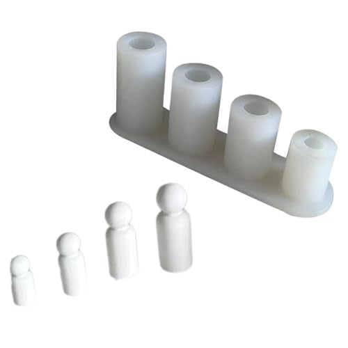 Silikonform für Porträtpuppen, 4 Stück, Kunstharz, Gießform, Desktop-Ornament, Duftkerzenformen für Kerzenherstellungswerkzeug Silikonform für Porträtpuppen, 4 Stück, Kunstharz, Gießform, Desktop-Ornament, Duftkerzenformen für Kerzenherstellungswerkzeug von YUGSHNKFC