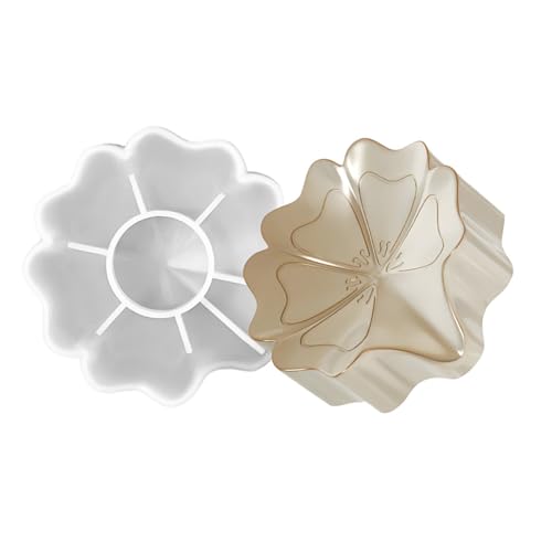 Silikonformblüte Form Vorlage Box Formen Crafting Werkzeugseife Basisformen Silikontextur Zum Handwerk Seifenhalter Schale Schimmelpilze von YUGSHNKFC