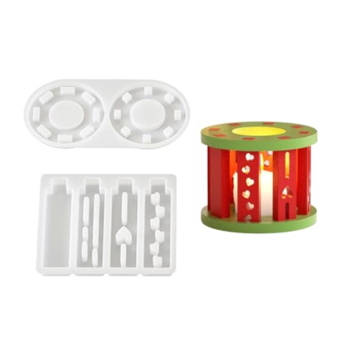 Silikonformen für Teelichthalter, Weihnachtsmotive, Epoxidharz, Kerzenständer, Formen für Halter, Dekoration Silikonformen für Teelichthalter, Weihnachtsmotive, Epoxidharz, Kerzenständer, Formen für Halter, Dekoration von YUGSHNKFC