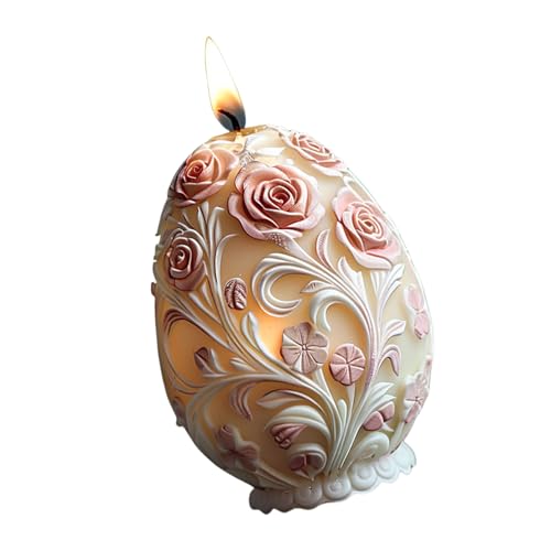 Silikonformen mit Rosenblüten und Ostereiern, Ornament-Formen, handgefertigte Gießformen, Bastelbedarf von YUGSHNKFC