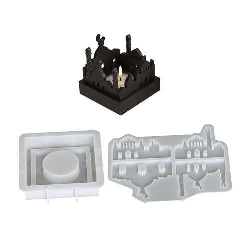 Silikonhäuser Gestalt Formen Kerzenformen Home Ornament Formen Silikon Textur Für Kunst Und Handwerksliebhaber von YUGSHNKFC