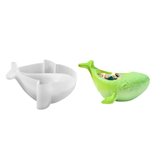 Stabiles Silikonform-Set in mehreren Größen, Wal, tragbares Zubehör für Bastelbedarf, Kerzenherstellung, Gips, Basteln von YUGSHNKFC