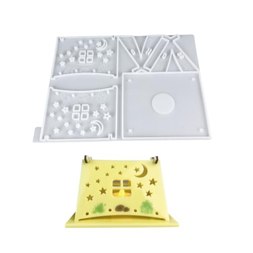 Stabiles Silikonform-Set in mehreren Größen, tragbares Zubehör für Bastelbedarf, Kerzenherstellung, Gips, Basteln Stabiles Silikonform-Set in mehreren Größen, tragbares Zubehör für Bastelbedarf, Kerzenherstellung, Gips, Basteln von YUGSHNKFC