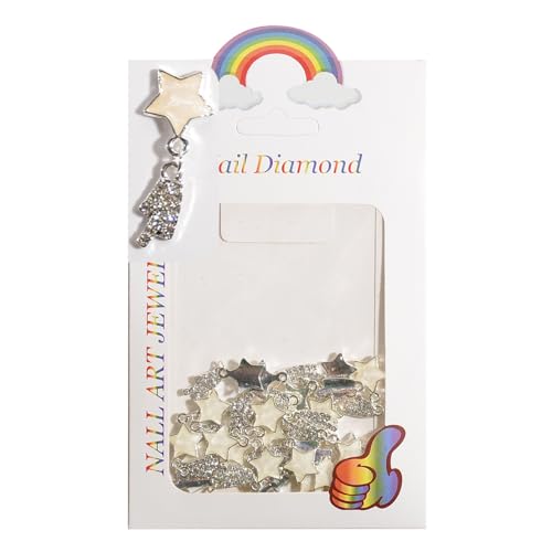 Sternnagelanhänger Star Nagel Charms 3D Pentagramme Nagel Strasssteine für Nägel Gesicht Make Up Handwerk Maniküre Accessoires Sternnagelanhänger Star Nagel Charms 3D Pentagramme Nagel Strasssteine für Nägel Gesicht Make Up Handwerk Maniküre Accessoires von YUGSHNKFC