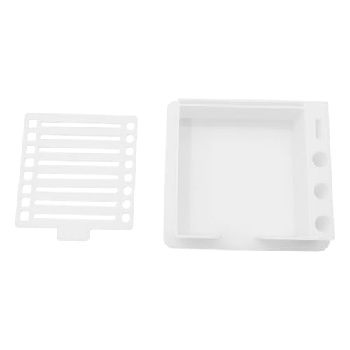 Sticky Note Storage Box Tischnoten Zubehör Für Schreibwarenspeicher Und Schnellnotal Abrufen Lösung Desk Tablett von YUGSHNKFC
