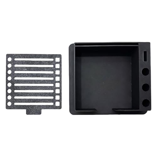 Sticky Note Storage Box Tischnoten Zubehör Für Schreibwarenspeicher Und Schnellnotal Abrufen Lösung Desk Tablett von YUGSHNKFC