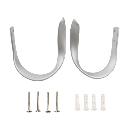Stilvolle Aluminium-Vorhang-Raffhalter, dekorative Vorhanghalter, Wandhaken, für Wohnzimmer oder Schlafzimmer, 2 Stück Stilvolle Aluminium-Vorhang-Raffhalter, dekorative Vorhanghalter, Wandhaken, für Wohnzimmer oder Schlafzimmer, 2 Stück von YUGSHNKFC