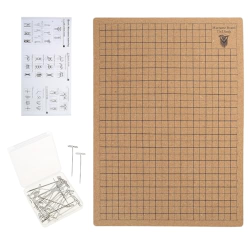Tafel für String-Kunst-Muster, Bastelmatte, einfach zu transportieren, Webbrett, tragbares Flechtbrett, Pinntafel, Bündel von YUGSHNKFC