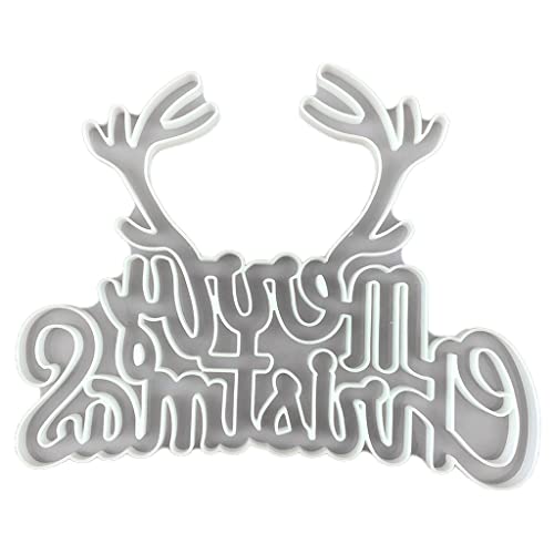 Weihnachtsgeweih, Buchstaben, Türschild, Epoxid-Silikonform, Tisch, weiche Keramik, Gips, Ornament, Anhänger Weihnachtsgeweih, Buchstaben, Türschild, Epoxid-Silikonform, Tisch, weiche Keramik, Gips, Ornament, Anhänger von YUGSHNKFC