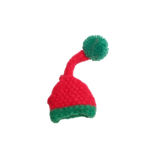 Weihnachtsmütze, Ornament, weicher Strickstoff, Festival-Baumdekoration für Urlaub und Zuhause, Party, gestrickter Weihnachtsanhänger von YUGSHNKFC