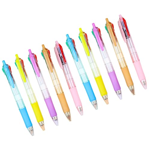 YUGSHNKFC 10 PCs 4 Farben Mehrfarbiger Kugelschreiber 1.0mm Mehrfarbiger Stift Retractable Kugelschreiber Für Die Schule YUGSHNKFC 10 PCs 4 Farben Mehrfarbiger Kugelschreiber 1.0mm Mehrfarbiger Stift Retractable Kugelschreiber Für Die Schule von YUGSHNKFC