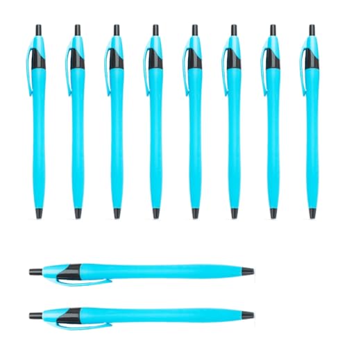 YUGSHNKFC 10 Stück/Set 1,0 mm Ölschreiber, einziehbarer Kugelschreiber, glattes Schreiben, Schule, Bürobedarf für Lehrer YUGSHNKFC 10 Stück/Set 1,0 mm Ölschreiber, einziehbarer Kugelschreiber, glattes Schreiben, Schule, Bürobedarf für Lehrer von YUGSHNKFC