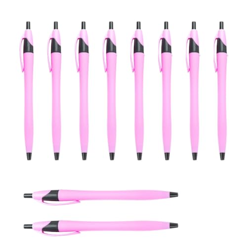 YUGSHNKFC 10 Stück/Set 1,0 mm Ölschreiber, einziehbarer Kugelschreiber, glattes Schreiben, Schule, Bürobedarf für Lehrer von YUGSHNKFC
