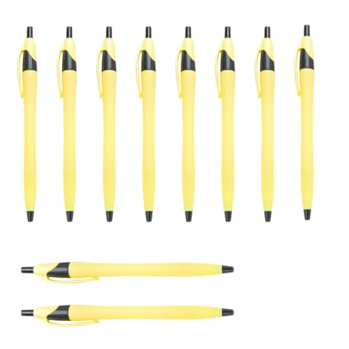 YUGSHNKFC 10 Stück/Set 1,0 mm Ölschreiber, einziehbarer Kugelschreiber, glattes Schreiben, Schule, Bürobedarf für Lehrer YUGSHNKFC 10 Stück/Set 1,0 mm Ölschreiber, einziehbarer Kugelschreiber, glattes Schreiben, Schule, Bürobedarf für Lehrer von YUGSHNKFC