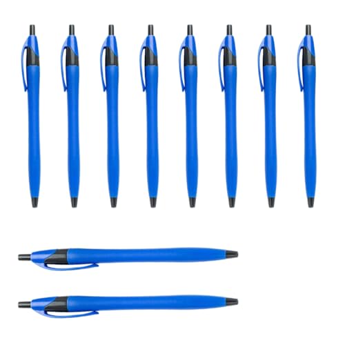 YUGSHNKFC 10 Stück/Set 1,0 mm Ölschreiber, einziehbarer Kugelschreiber, glattes Schreiben, Schule, Bürobedarf für Lehrer von YUGSHNKFC