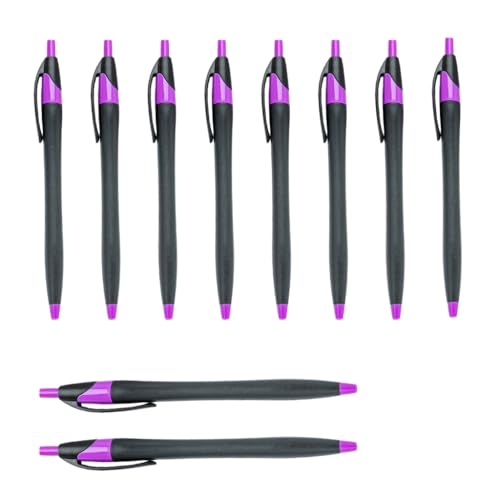 YUGSHNKFC 10 Stück/Set 1,0 mm Ölschreiber, einziehbarer Kugelschreiber, glattes Schreiben, Schule, Bürobedarf für Lehrer von YUGSHNKFC