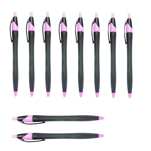 YUGSHNKFC 10 Stück/Set 1,0 mm Ölschreiber, einziehbarer Kugelschreiber, glattes Schreiben, Schule, Bürobedarf für Lehrer YUGSHNKFC 10 Stück/Set 1,0 mm Ölschreiber, einziehbarer Kugelschreiber, glattes Schreiben, Schule, Bürobedarf für Lehrer von YUGSHNKFC