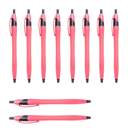YUGSHNKFC 10 Stück/Set 1,0 mm Ölschreiber, einziehbarer Kugelschreiber, glattes Schreiben, Schule, Bürobedarf für Lehrer von YUGSHNKFC