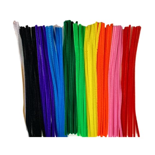 YUGSHNKFC 100 Stcs Bunte Chenilles Stängel Fuzzy Stick Pipe Cleaners Soft Bend Stick Art Supplies Kinderspielzeug Für Bastelraum YUGSHNKFC 100 Stcs Bunte Chenilles Stängel Fuzzy Stick Pipe Cleaners Soft Bend Stick Art Supplies Kinderspielzeug Für Bastelraum von YUGSHNKFC