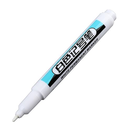 YUGSHNKFC 4x/Set Wasserfeste Marker Stifte Weiße Farbe Marker Stifte Schnelltrocknende Marker Permanentmarker für Tischler-Builder von YUGSHNKFC