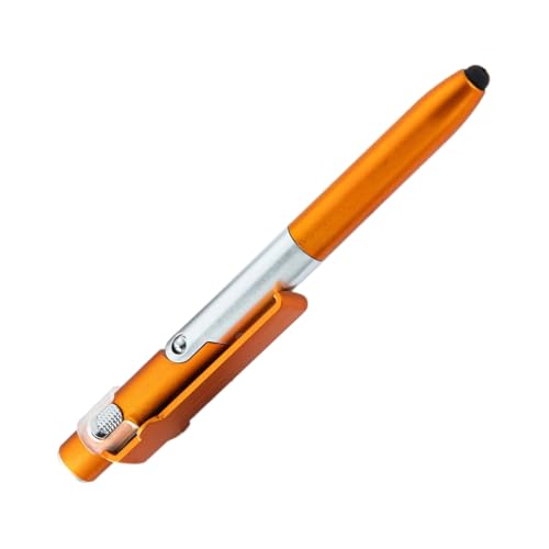YUGSHNKFC 5 x Multifunktionsstift, 4-in-1-Kugelschreiber mit Spitze, LED-Licht, faltbarer Telefonständer, Business-Stift YUGSHNKFC 5 x Multifunktionsstift, 4-in-1-Kugelschreiber mit Spitze, LED-Licht, faltbarer Telefonständer, Business-Stift von YUGSHNKFC