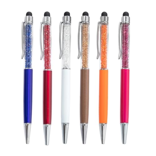 YUGSHNKFC 6 x Kugelschreiber, multifunktionaler Gastschild, 2-in-1-Kugelschreiber mit Stiftspitze YUGSHNKFC 6 x Kugelschreiber, multifunktionaler Gastschild, 2-in-1-Kugelschreiber mit Stiftspitze von YUGSHNKFC