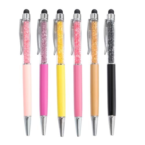 YUGSHNKFC 6 x Kugelschreiber, multifunktionaler Gastschild, 2-in-1-Kugelschreiber mit Stiftspitze YUGSHNKFC 6 x Kugelschreiber, multifunktionaler Gastschild, 2-in-1-Kugelschreiber mit Stiftspitze von YUGSHNKFC