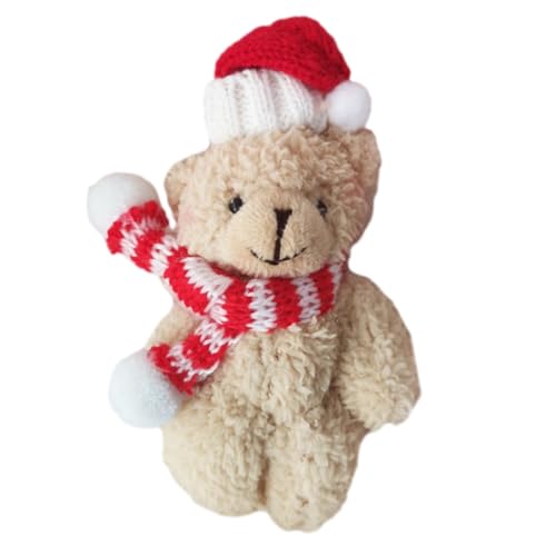 YUGSHNKFC Bären-Anhänger, niedlicher Gelenk-Bär-Puppe, Plüsch-Schlüsselanhänger, Weihnachtsdekoration, Handtaschen-Zubehör, Kinder-Tütenfüller YUGSHNKFC Bären-Anhänger, niedlicher Gelenk-Bär-Puppe, Plüsch-Schlüsselanhänger, Weihnachtsdekoration, Handtaschen-Zubehör, Kinder-Tütenfüller von YUGSHNKFC