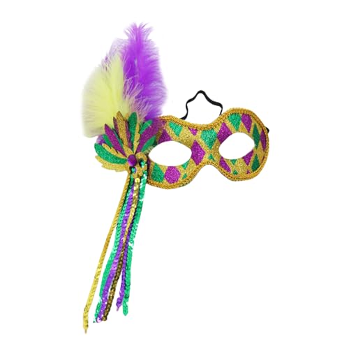 YUGSHNKFC Damen Herren Kostüme Festival Halloween Gesicht Maskerade Halbgesicht Karneval Party Aufführungen von YUGSHNKFC