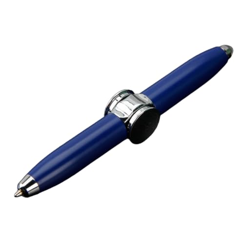 YUGSHNKFC Drehbarer Stift mit LED-Licht, multifunktionaler Stift für Studenten, Mentalarbeiter, Metalldrehstift, Kugelschreiber, 2 Stück YUGSHNKFC Drehbarer Stift mit LED-Licht, multifunktionaler Stift für Studenten, Mentalarbeiter, Metalldrehstift, Kugelschreiber, 2 Stück von YUGSHNKFC