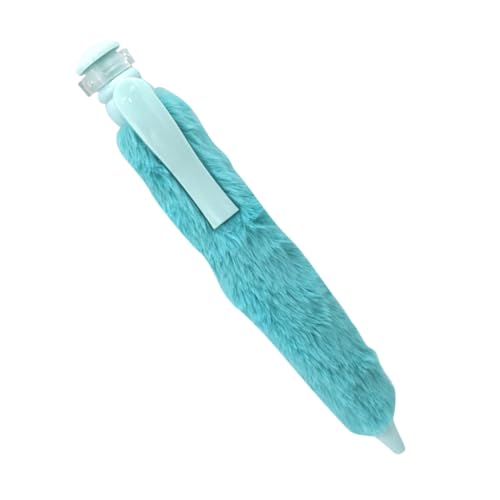 YUGSHNKFC Druckkugelschreiber, 1,0 mm, Plüsch-Kugelschreiber, schwarze Tinte, Schreibwarenstift für Schüler, Lehrer von YUGSHNKFC