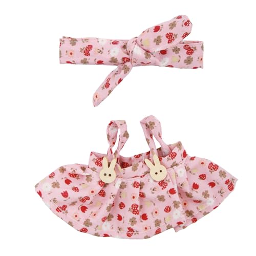 YUGSHNKFC Elegantes Puppenkleid Für Plüschpuppen 17 cm Figuren Puppen Kleidung Mit Bowknot Haarband Und Rock Ideal Für Kinder Schenken YUGSHNKFC Elegantes Puppenkleid Für Plüschpuppen 17 cm Figuren Puppen Kleidung Mit Bowknot Haarband Und Rock Ideal Für Kinder Schenken von YUGSHNKFC