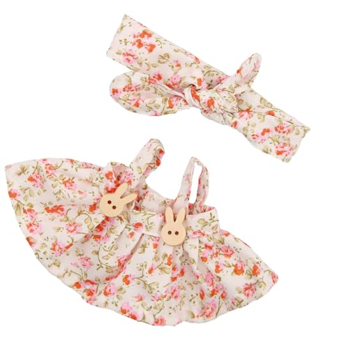 YUGSHNKFC Elegantes Puppenkleid Für Plüschpuppen 17 cm Figuren Puppen Kleidung Mit Bowknot Haarband Und Rock Ideal Für Kinder Schenken YUGSHNKFC Elegantes Puppenkleid Für Plüschpuppen 17 cm Figuren Puppen Kleidung Mit Bowknot Haarband Und Rock Ideal Für Kinder Schenken von YUGSHNKFC
