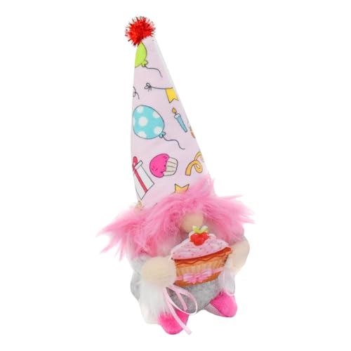 YUGSHNKFC Geburtstag Farbenfrohe Schwedische Plüschpuppen Mit Luftballons Kuchen Für Heimtomtes Elfen Stofftierstufte Tablett Orament YUGSHNKFC Geburtstag Farbenfrohe Schwedische Plüschpuppen Mit Luftballons Kuchen Für Heimtomtes Elfen Stofftierstufte Tablett Orament von YUGSHNKFC