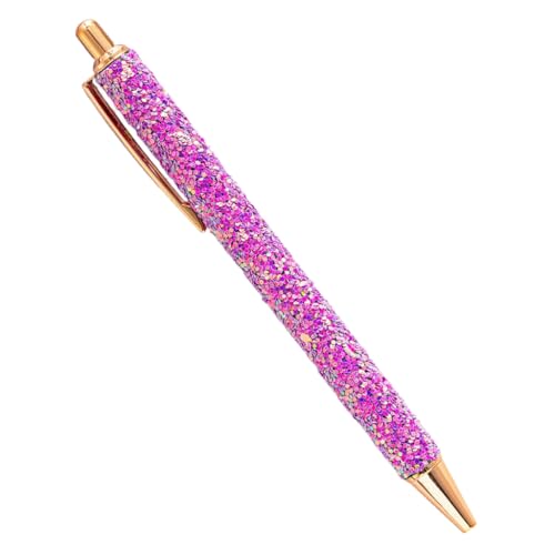 YUGSHNKFC Glitzernder Pailletten-Stift für Damen, Pailletten, Journaling-Stift, Metall, einziehbarer Kugelschreiber, 1,0 mm, für Mädchen, Tagebuch, Schreiben YUGSHNKFC Glitzernder Pailletten-Stift für Damen, Pailletten, Journaling-Stift, Metall, einziehbarer Kugelschreiber, 1,0 mm, für Mädchen, Tagebuch, Schreiben von YUGSHNKFC
