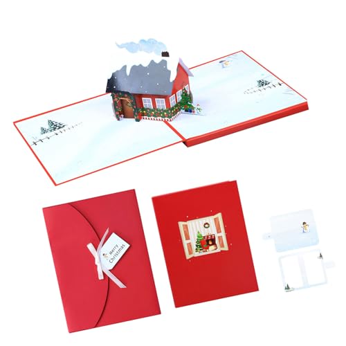 YUGSHNKFC Glühende Weihnachtskarte Beleuchtete LED Urlaubsgrußeinladung Für Festivalfeier Cottage Led YUGSHNKFC Glühende Weihnachtskarte Beleuchtete LED Urlaubsgrußeinladung Für Festivalfeier Cottage Led von YUGSHNKFC