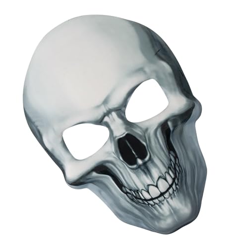 YUGSHNKFC Halloween-Skelett-Gesicht, Vollgesicht, Halloween-Totenkopf-Maskerade für Männer und Frauen, Halloween, Cosplay, Party YUGSHNKFC Halloween-Skelett-Gesicht, Vollgesicht, Halloween-Totenkopf-Maskerade für Männer und Frauen, Halloween, Cosplay, Party von YUGSHNKFC