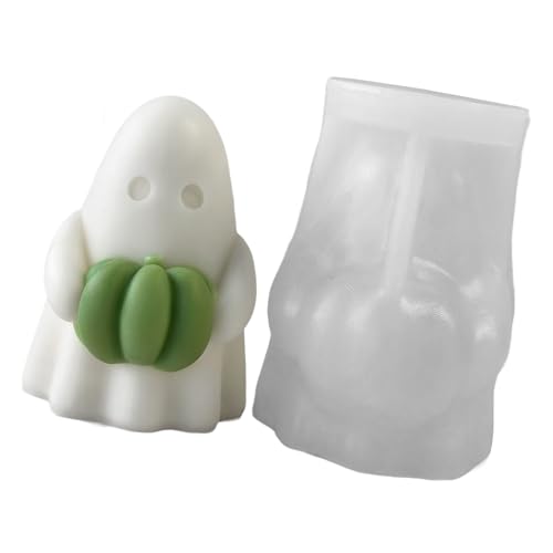 YUGSHNKFC Halloween Themen Silikonformen Für Epoxidharz Herstellen Duft Kerzenseife Schokoladenurlaubsdekoration Silikonkerzenformen von YUGSHNKFC