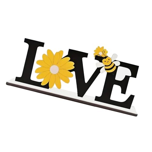 YUGSHNKFC Handwerk Holz Liebesbriefschild Mit Bienen Und Sonnenblumen Design Für Tabletop Oder Mantel Urlaub Dekore Ausstellen YUGSHNKFC Handwerk Holz Liebesbriefschild Mit Bienen Und Sonnenblumen Design Für Tabletop Oder Mantel Urlaub Dekore Ausstellen von YUGSHNKFC