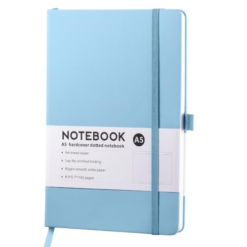 YUGSHNKFC Hardcover-Notizbuch, 192 Seiten, breit liniert, Leder, College, liniert, Business-Notizblöcke für Büro, Schule, 216 x 145 mm von YUGSHNKFC